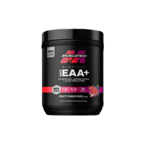 MuscleTech Platinum 100% EAA+ - 30 Servicios Ponche de Frutas