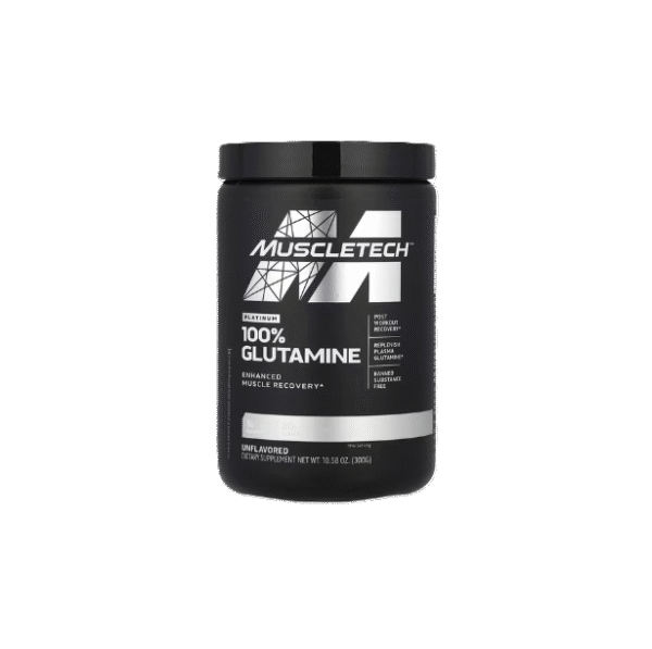 MuscleTech Platinum 100% Glutamina - 300g Sin Sabor