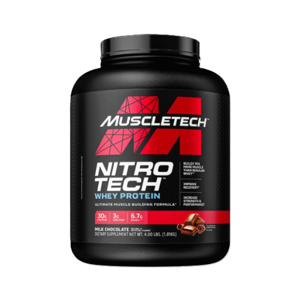 MuscleTech Nitro-Tech 100% Whey Gold - 5lb Chocolate Doble Intenso