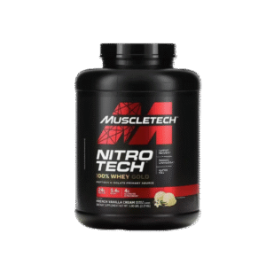 MuscleTech Nitro-Tech 100% Whey Gold - 5lb Crema de Vainilla Francesa