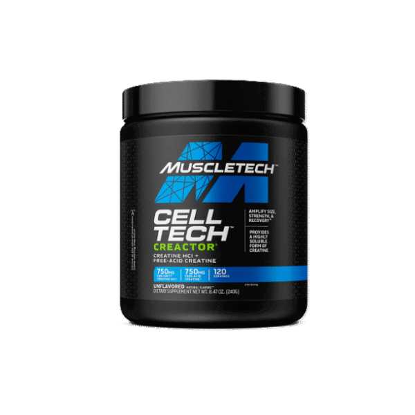 MuscleTech Cell-Tech Creactor - 120 Servicios Ponche de Frutas